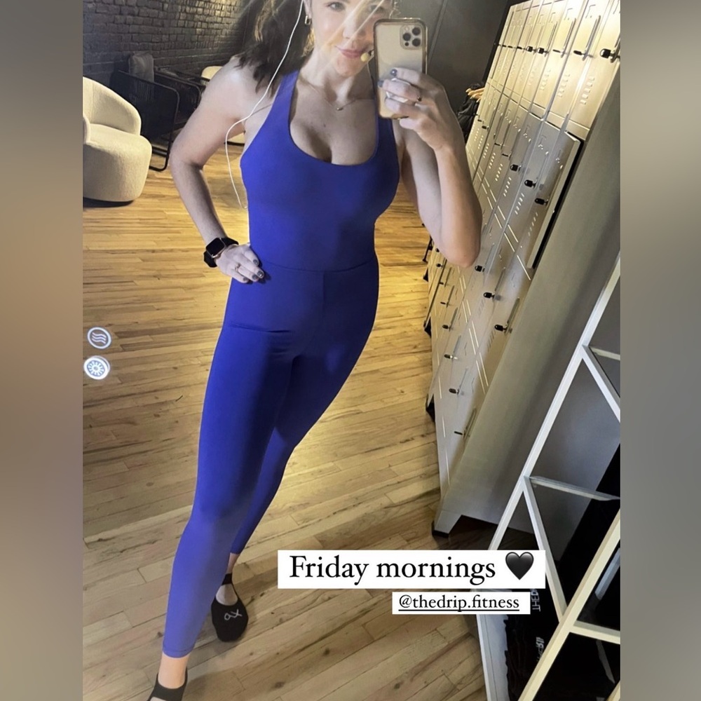 Blue workout  Jumpsuit S